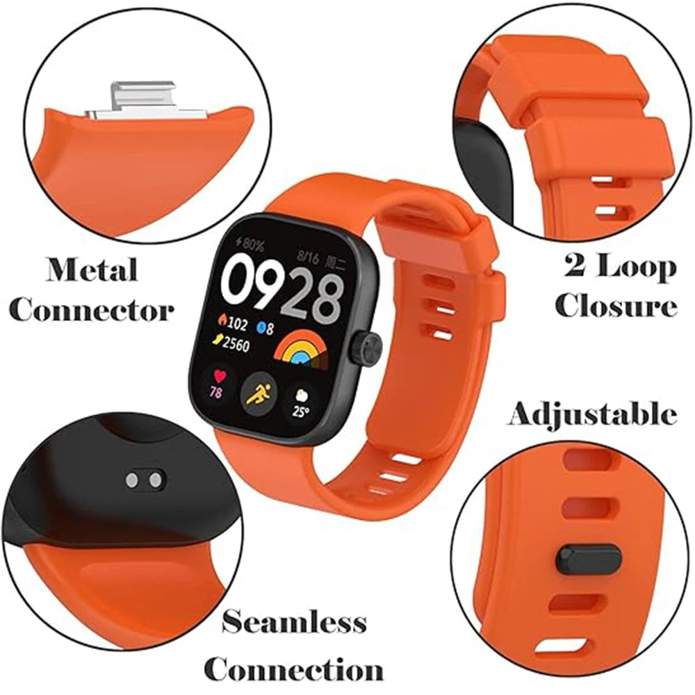 Silicone Band for mi band 8 pro Strap smart watch accessories Official correa bracelet Replacement belt for Xiaomi mi band 8 pro