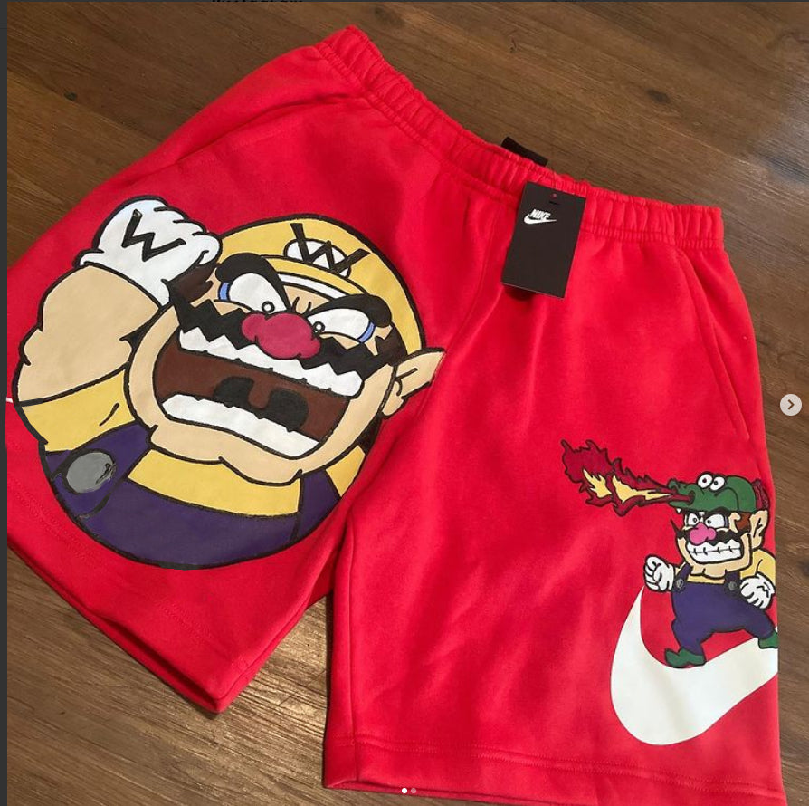 NIKE CUSTOMIZED SHORTS 🩳