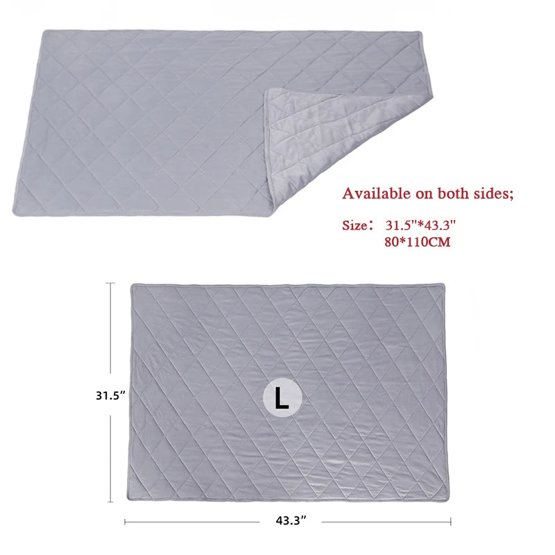 Pet Cooling Mat Pad Cushion Blanket Summer Heat Goods for Dogs Cat Cool Towels Bed Puppy Kitten Supplies Accessories Soft Carpet