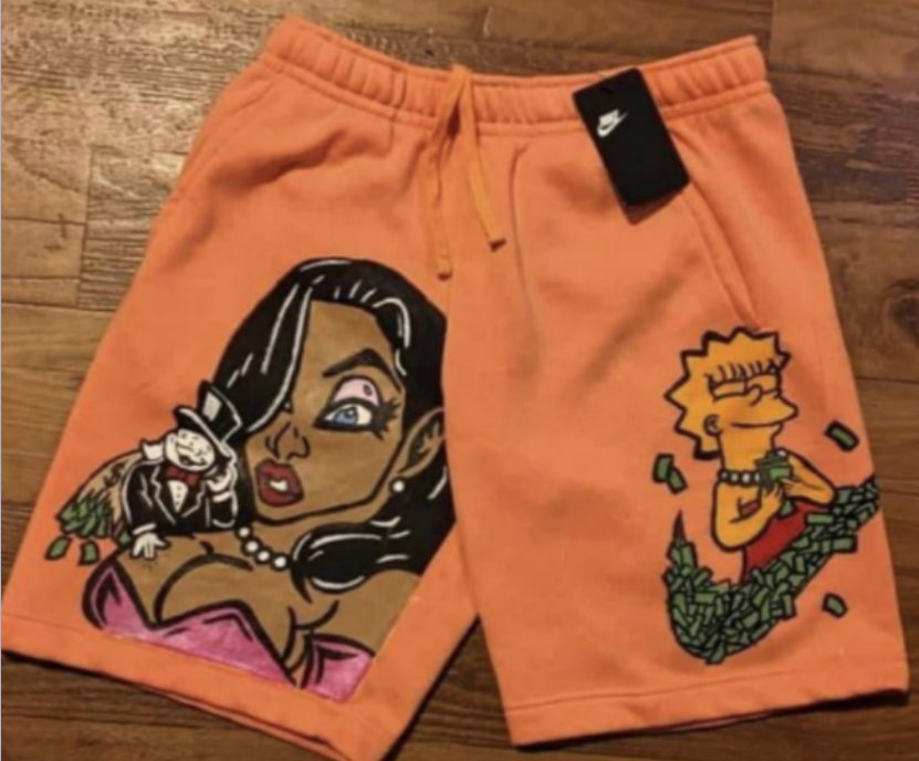 NIKE CUSTOMIZED SHORTS 🩳