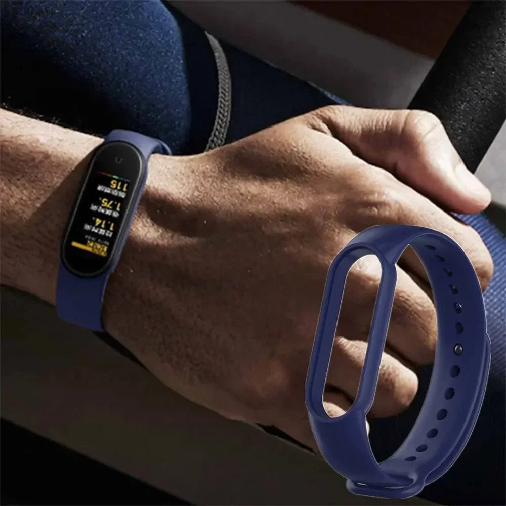 Strap For Xiaomi Mi Band 6 5 4 3 7 Silicone Bracelet Sport Wrist Replacement Strap Soft For Mi band 7 5 4 Wristband Accessories