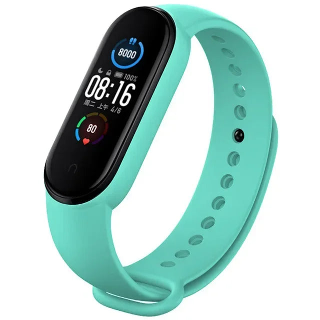 Strap For Xiaomi Mi Band 6 5 4 3 7 Silicone Bracelet Sport Wrist Replacement Strap Soft For Mi band 7 5 4 Wristband Accessories