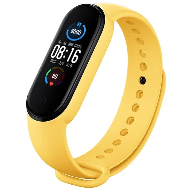 Strap For Xiaomi Mi Band 6 5 4 3 7 Silicone Bracelet Sport Wrist Replacement Strap Soft For Mi band 7 5 4 Wristband Accessories