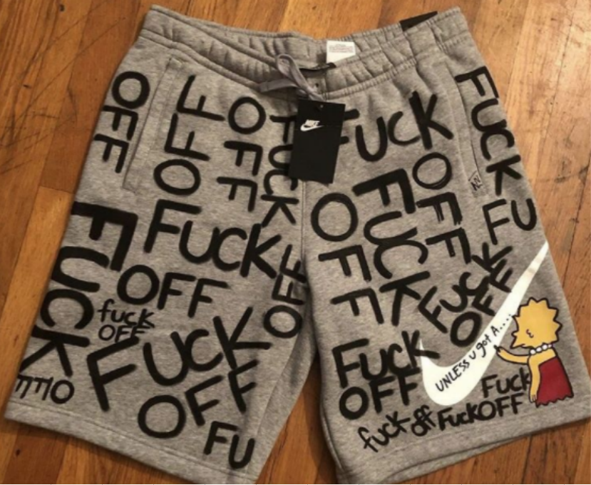 NIKE CUSTOMIZED SHORTS 🩳