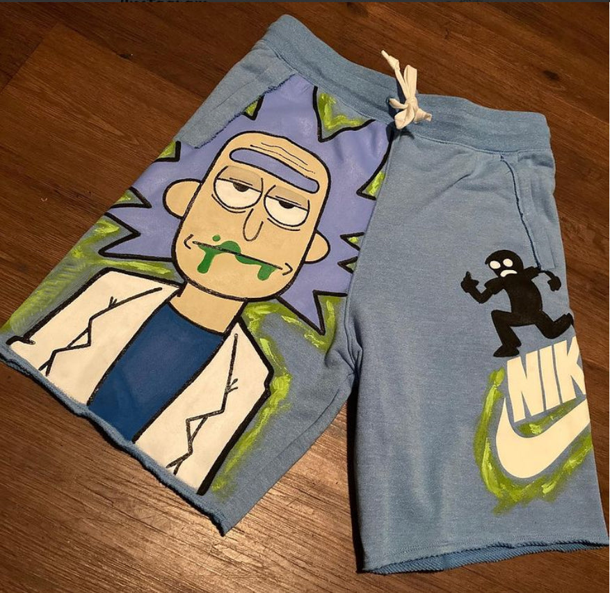 NIKE CUSTOMIZED SHORTS 🩳