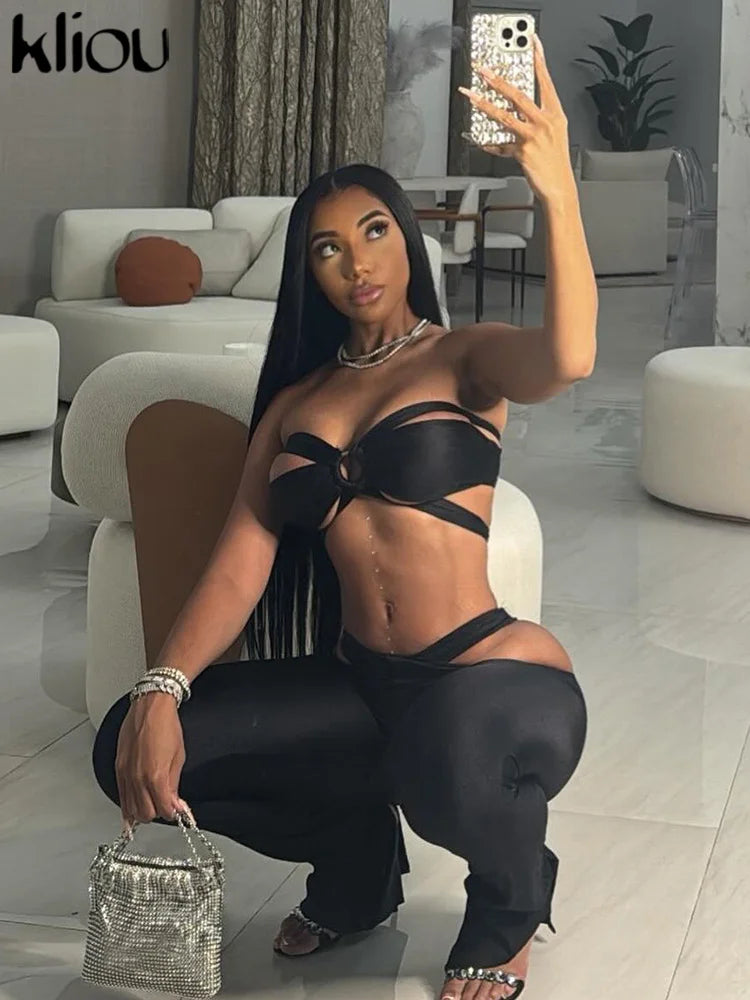 Sexy Stunning Women Two Piece Set