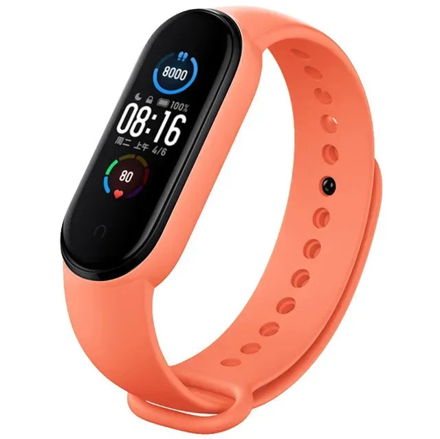 Strap For Xiaomi Mi Band 6 5 4 3 7 Silicone Bracelet Sport Wrist Replacement Strap Soft For Mi band 7 5 4 Wristband Accessories