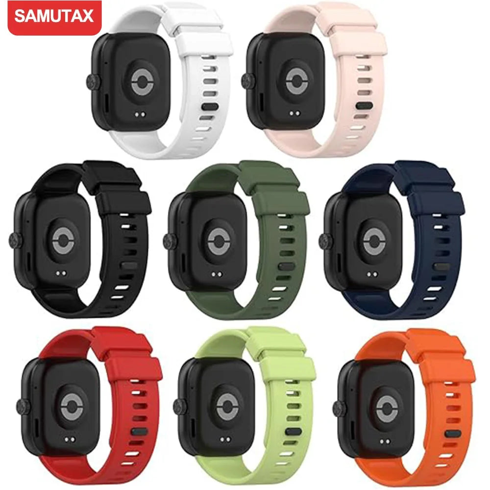 Silicone Band for mi band 8 pro Strap smart watch accessories Official correa bracelet Replacement belt for Xiaomi mi band 8 pro